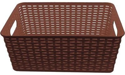 YBM Home Plastic Rattan Storage Box Basket Organizer, BA425