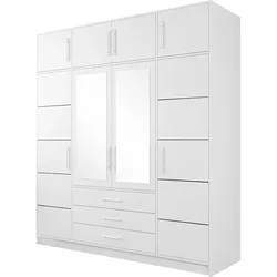 KLEIDERSCHRANK Bali D4 + Schrankaufsatz