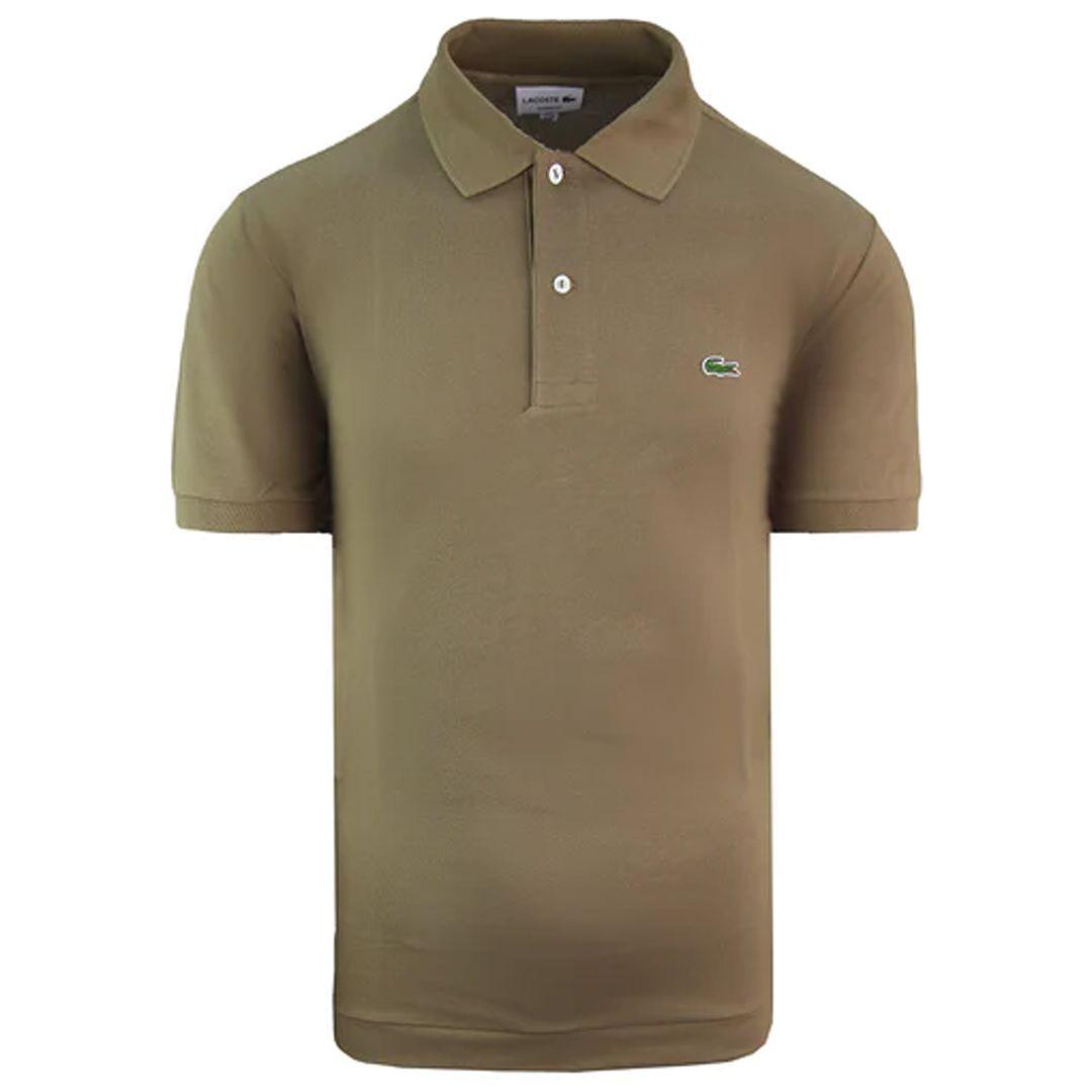 Lacoste Classic Fit Herren Beige Polo -Hemd