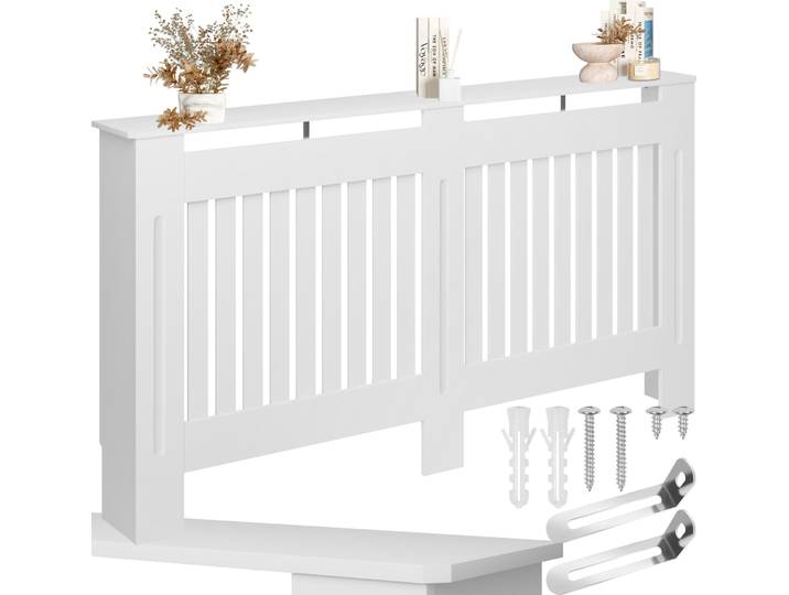 tectake® Heizkörperabdeckung Vila verschiedene Größen optimale Luftzirkulation