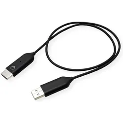 Roline HDMI-Verlängerung (20 m, HDMI 1.4b), Wireless Transmitter, Schwarz