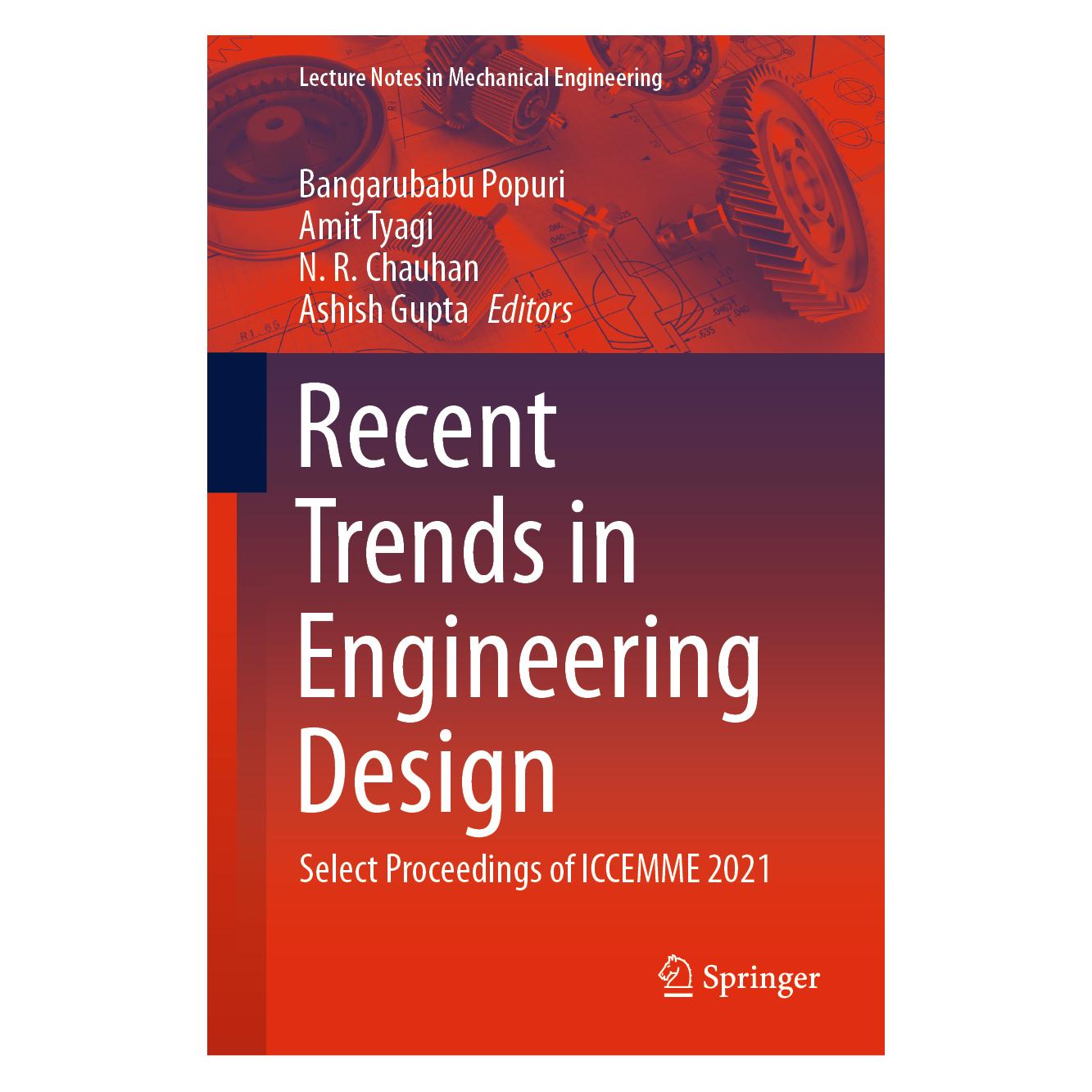 Springer Recent Trends in Engineering Design (63707211)