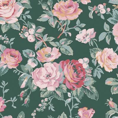 Cath Kidston Garden Rose Green