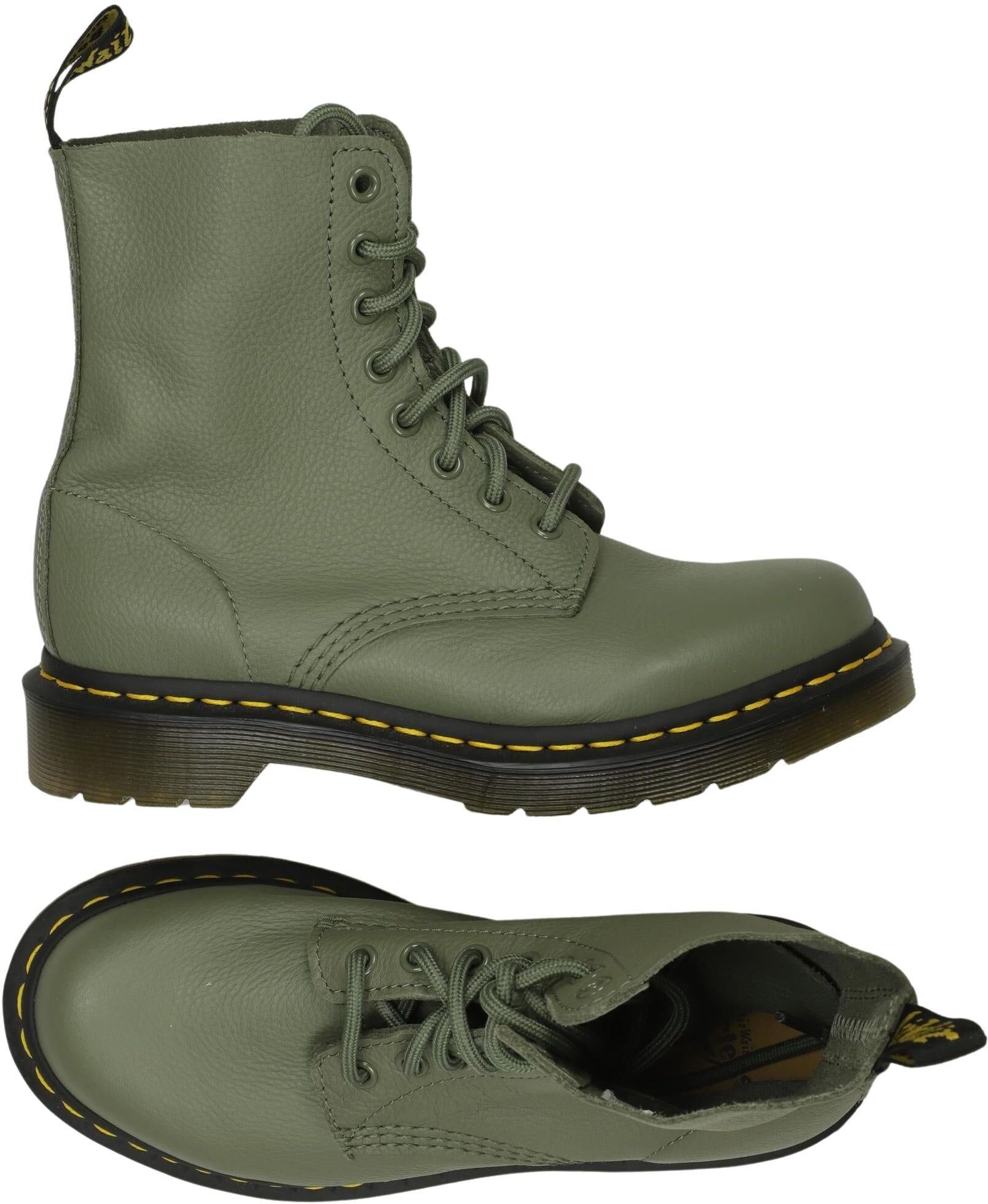 Dr. Martens Damen Stiefelette, Grün, Gr. EU 37, Leder - Second Hand