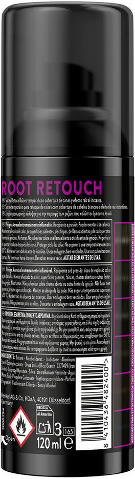 Syoss Spray de retoque de raiz Root Retouch #Preto