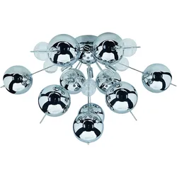 Deckenleuchte Explosion Chromfarben/Klar max. 20 Watt Deckenlampe