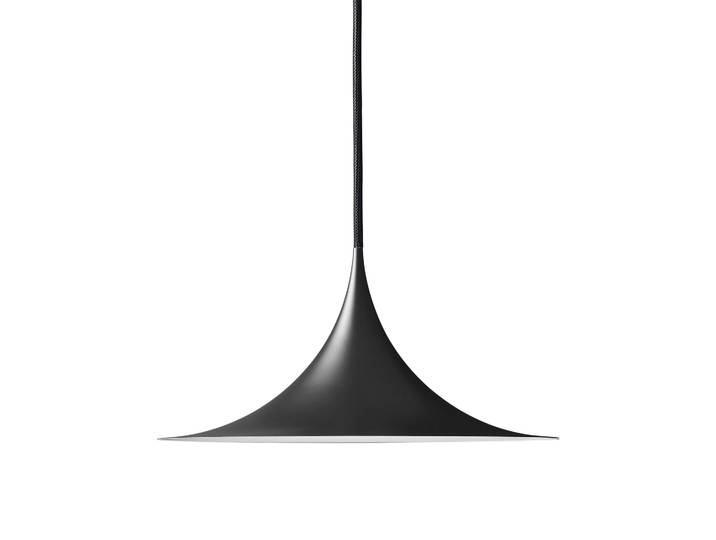 GUBI Semi Pendelleuchte Ø 30cm Black semi matt