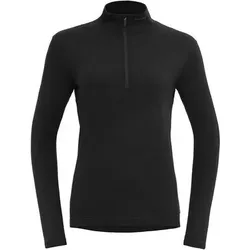DEVOLD Devold Damen Unterhemd W JAKTAMERINO 200 ZIP NECK, Größe XS in Schwarz Schwarz