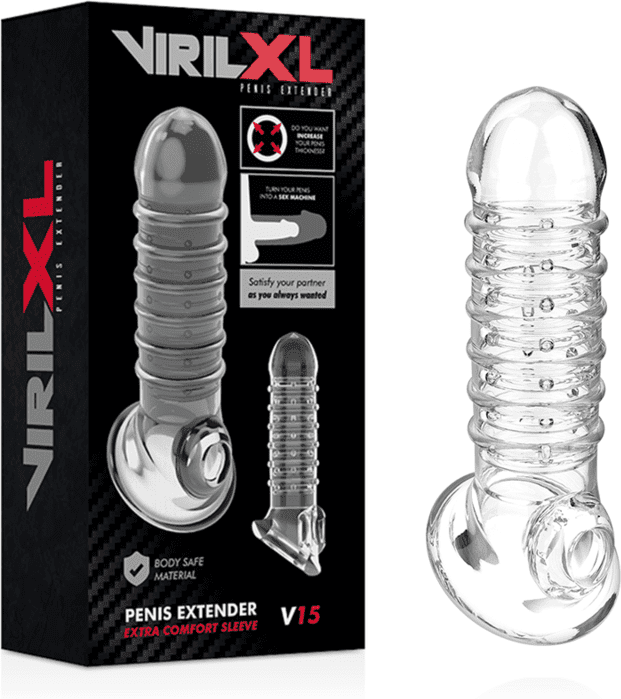 VIRILXL extension de pénis et gaine v15 transparente