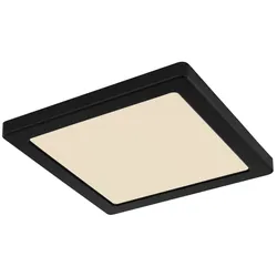Globo 12380-18B Lasse Deckenleuchte Kunststoff Schwarz, Led