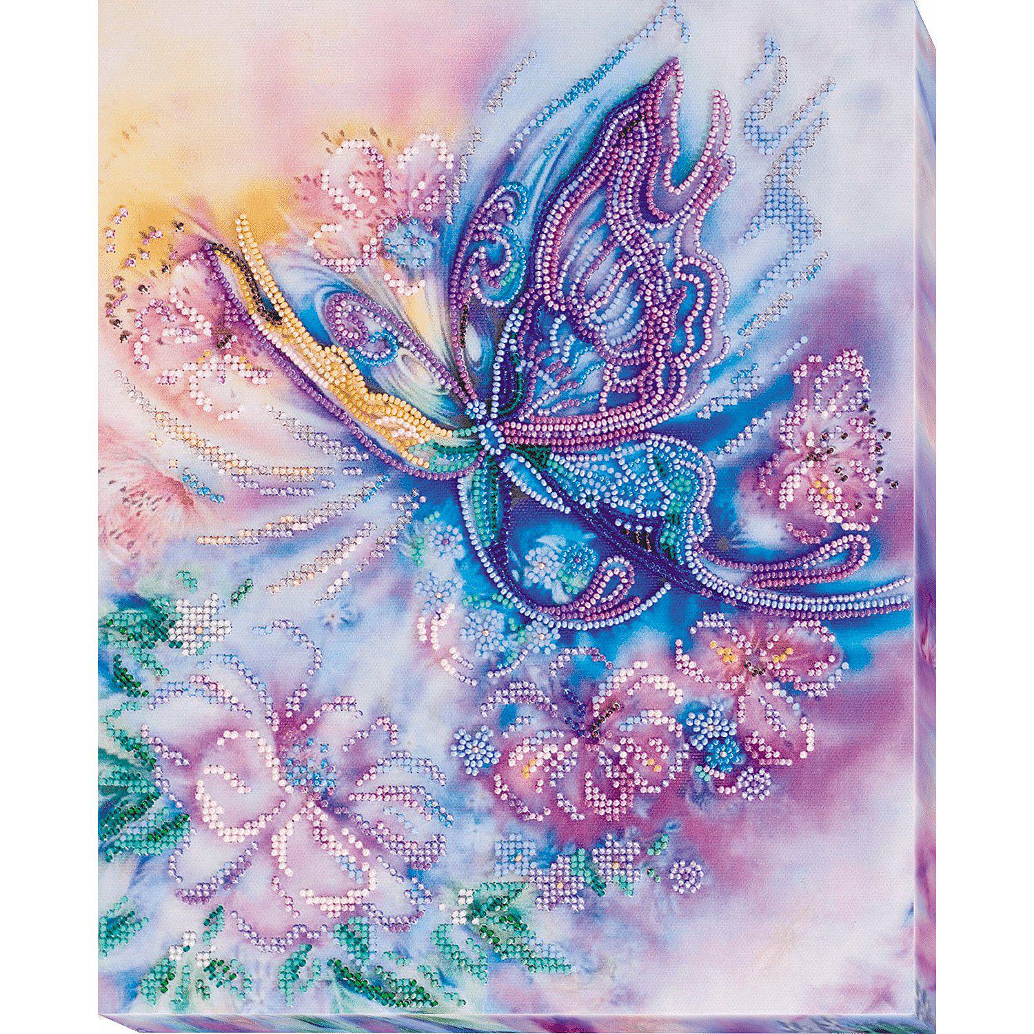 Perlen-Stickbild "Fantasy", 26 x 32 cm