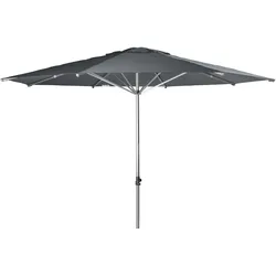 Doppler Sonnenschirm / Großschirm "Alu Expert Teleskop 400", inkl. Schutzhülle,anthrazit,Ø 400 cm