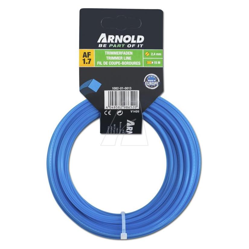 Arnold Copolymer Trimmerfaden, 4-Kant, 2,4 mm, 15 m (Rasentrimmer) (1082-U1-0013)