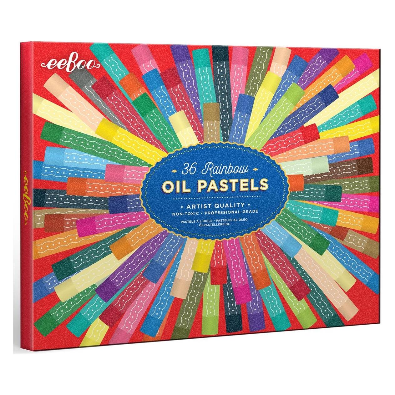 Eeboo - Oil Pastels 36 pcs - Rainbow (EPAS181) (36x) (EPAS181)