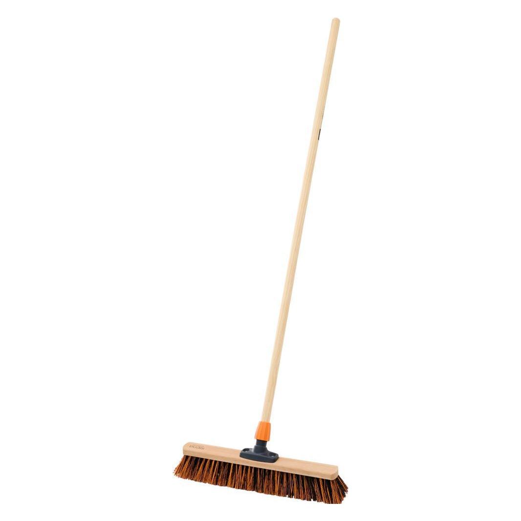 Siena Garden Saalbesen 50 cm Südharzer Bauernbesen Kunststoffhalter, Buche FSC 100 % (10 Stk.) (V19552)
