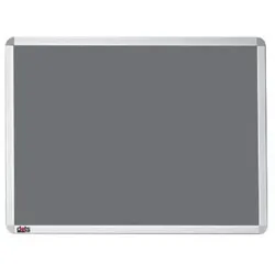 dots Textil-Pinnwand 60 x 45 cm grau