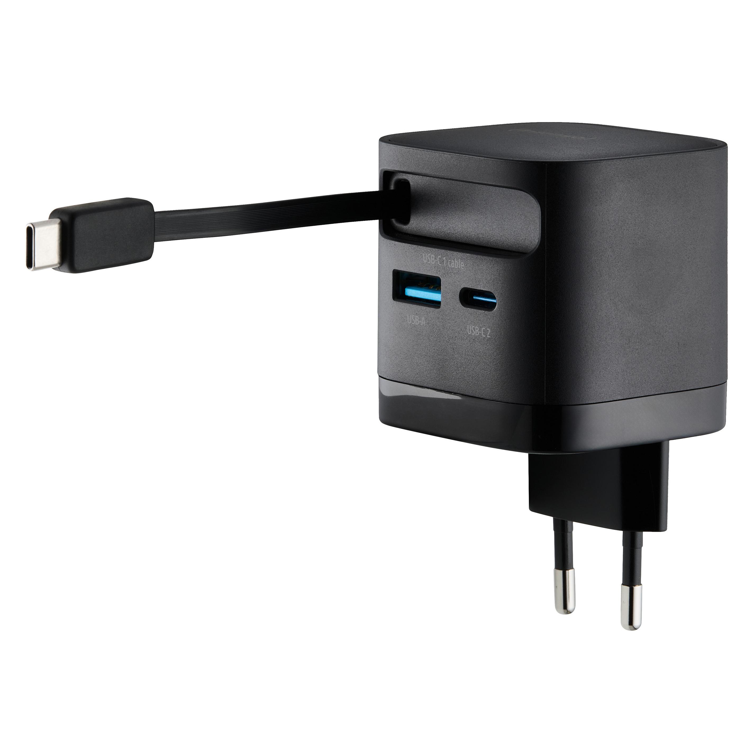 Intenso POWER ADAPTER 1XUSB-A/1XUSB-C/WHITE 7806520 (65 W, 3 Ports) (7806520)