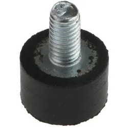 RS PRO, Möbelgleiter + Schutzpuffer, Stud Mount Foot (M) 8x5mm M3x6 60 ShA
