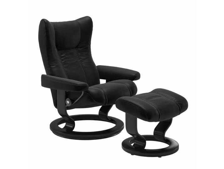 Stressless Wing Sessel Classic wahlweise mit Hocker - Leder Bati