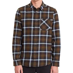 Volcom Hemd Caden Plaid braun - M - M