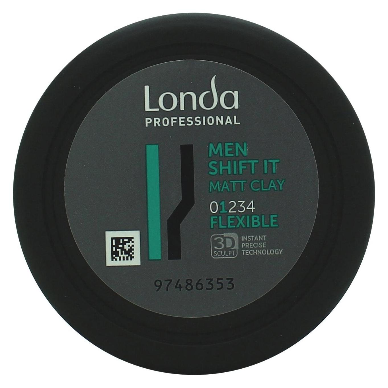 Londa Professional Men Shift It Matt Clay 75ml (Haarcreme, Haarpaste, Haarwachs, 75 ml) (4064666309835)