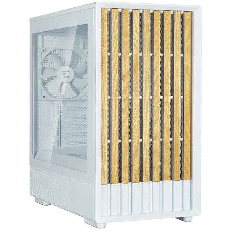 Zalman P10 Namu Mini Tower ohne Netzteil weiss/holz