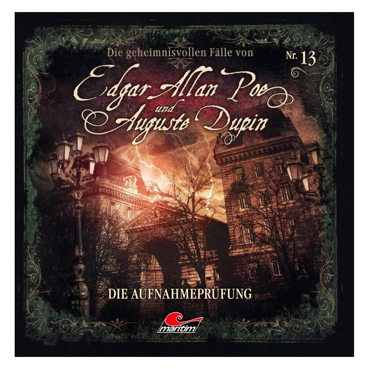 All Edgar Allan Poe & Auguste Dupin Folge 13 Die Aufnahmeprüfun (Edgar Allan Poe) (AN1055)