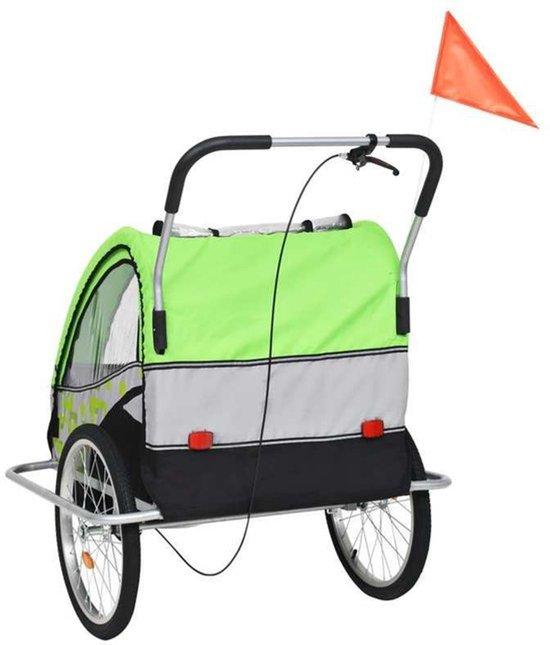 Kinderwagen - 2-in-1 Multifunktionell - Buggy mit 2-fach Verwendung - Dünnes - Grün und Grau