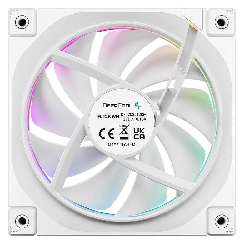 Deepcool FL12R Reverse 3in1 120x120x25 White (120 mm, 3x) (R-FL12R-WHAPN3-G)