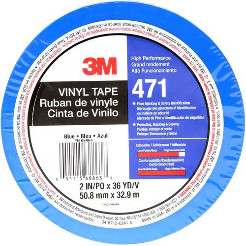 3M 471BL50IW PVC-Klebeband Blau (L x B) 33m x 50mm 1St.