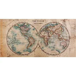 CoverYourDesk, Unterlage, Schreibtischunterlage Historische Weltkarte