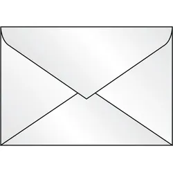 Sigel Briefumschläge C6 nassklebend transparent VE=7x25 Stück