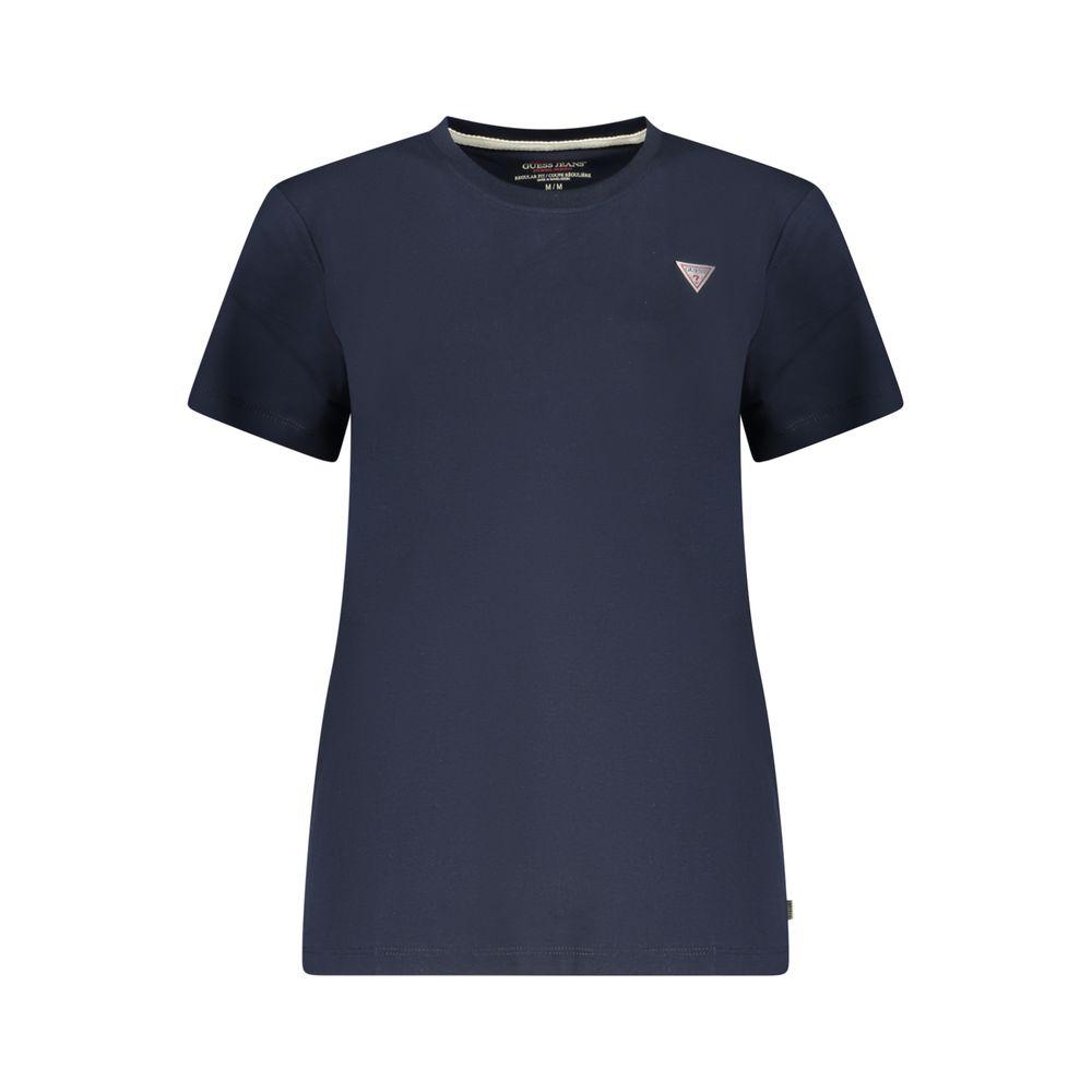 Guess Jeans Blauwe Katoenen Dames T-Shirt