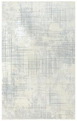 Alora Decor Aurora Beige, Grey, and Cream Cross Wool Blend Rug