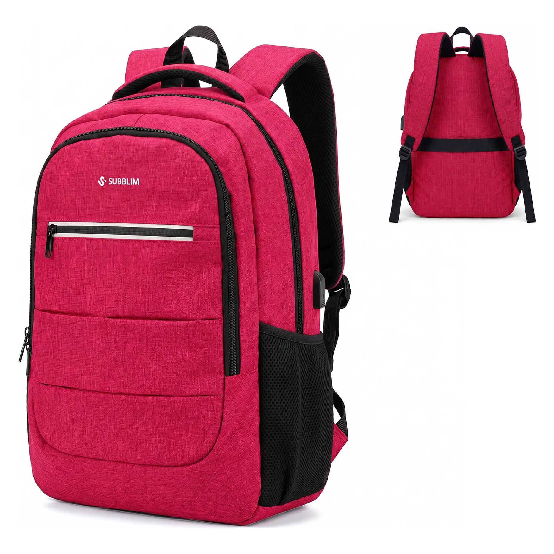 Subblim SUBBP-2CPB103 City Plus Backpack 16" 26L Red (26 l) (SUBBP-2CPB103 CITY PLUS BACKPACK 16" 26L RED)