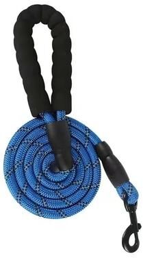Uplift Essentials Strong Reflective Dog Leash For Small, Medium, And Large Dogs 0.31in 3m blue