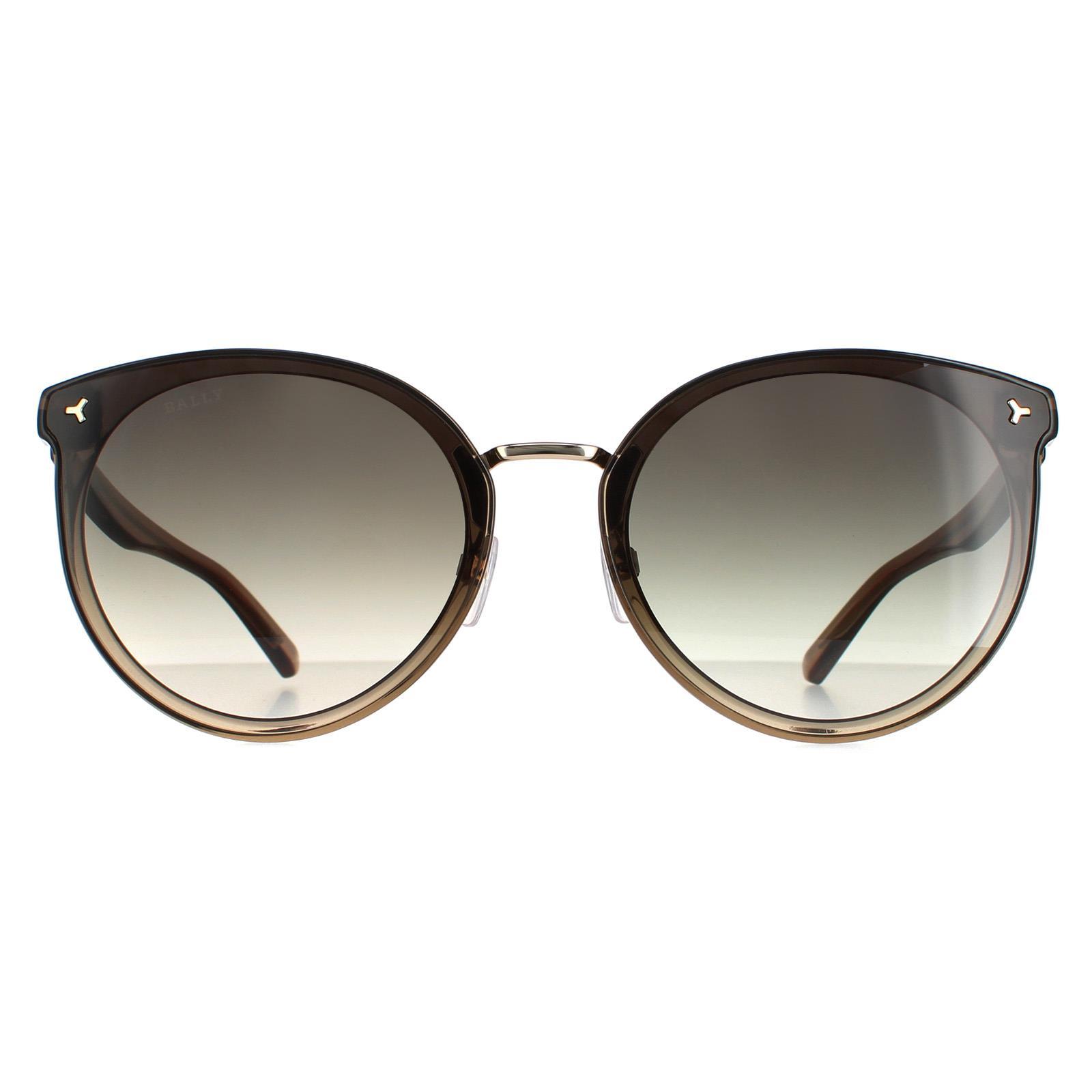 Bally Cat Eye Damen Gold Grün Farbverlauf BY0043-K