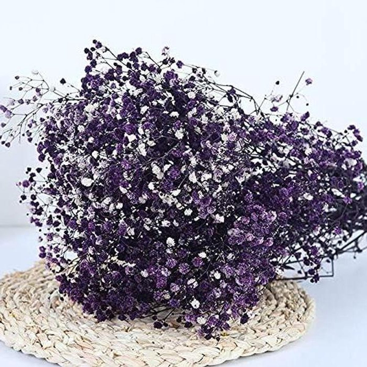 Gedroogd bloemenboeket paars - 20g - 15-30 cm