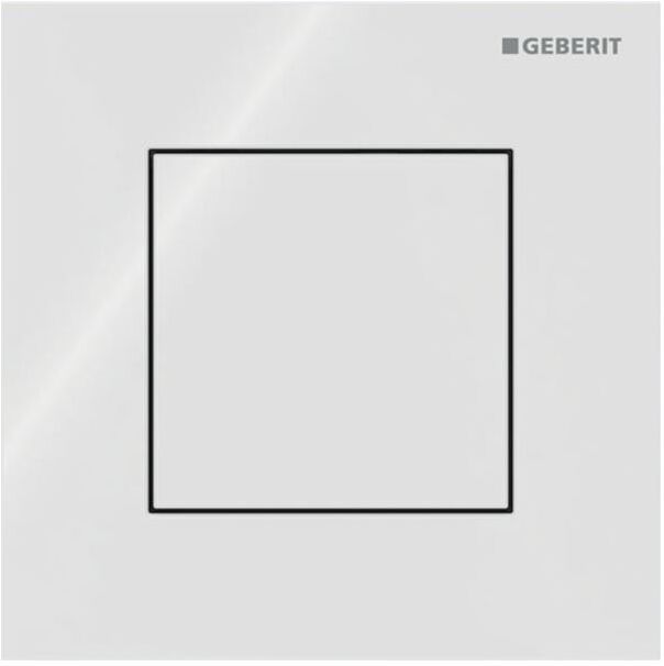 Geberit Typ 40 Urinal-Steuerung 116217SI1 pneumatisch, Square, weiß