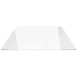Funkenschutzplatte Quadrat 110x110cm - Klarglas