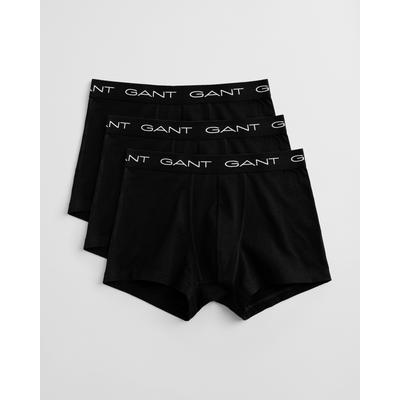 Trunk GANT "CORE TRUNK 3-PACK", Herren, Gr. XL, 3 Stk., Jersey, schwarz, Jersey, Obermaterial: 95% Baumwolle, 5% Elasthan, eng, Unterhosen