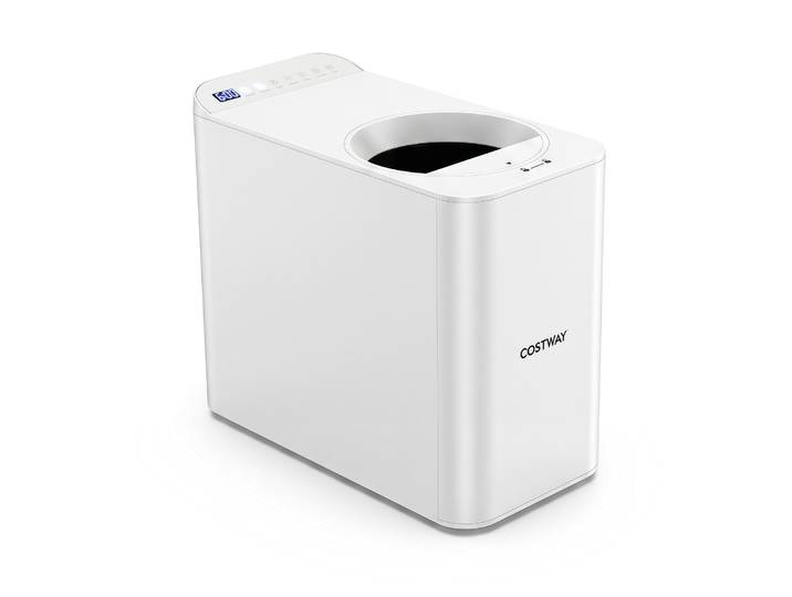 Elektrische Keukencomposter 3 L Geurloze Keukencomposter met Bedieningspaneel Kijkvenster en 5 Standen