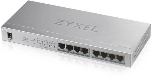 ZyXEL GS1008HP-EU0101F GS1008-HP Netzwerk Switch 8 Port 2000 MBit/s PoE-Funktion