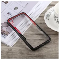 Schutzhülle für iPhone XR Cover Case Panzer Hülle Tasche Rot Schwarz