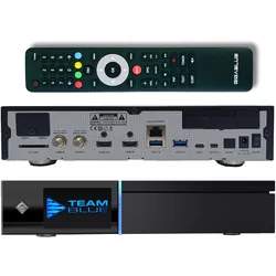 GigaBlue UHD Quad 4K Pro 2x FBC DVB-S2 Twin Tuner 3x USB 3.0 E2 Linux Receiver + 1TB SSD