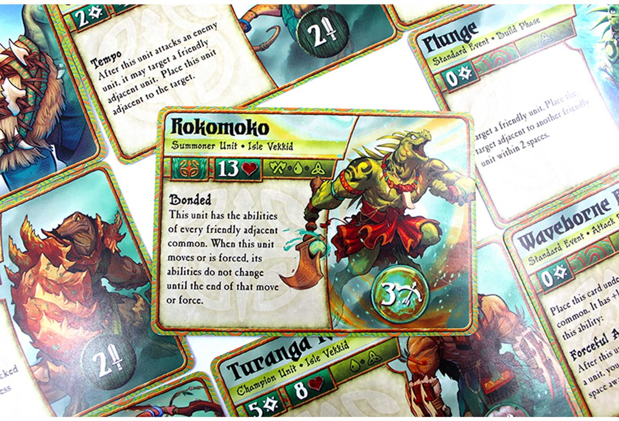 Summoner Wars: Isle Vekkid Faction Deck by Plaid Hat Games, Compact Boxed Faction Deck for Card Games