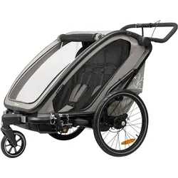 Hauck Select Fahrradanhänger Bike N Walk, grau