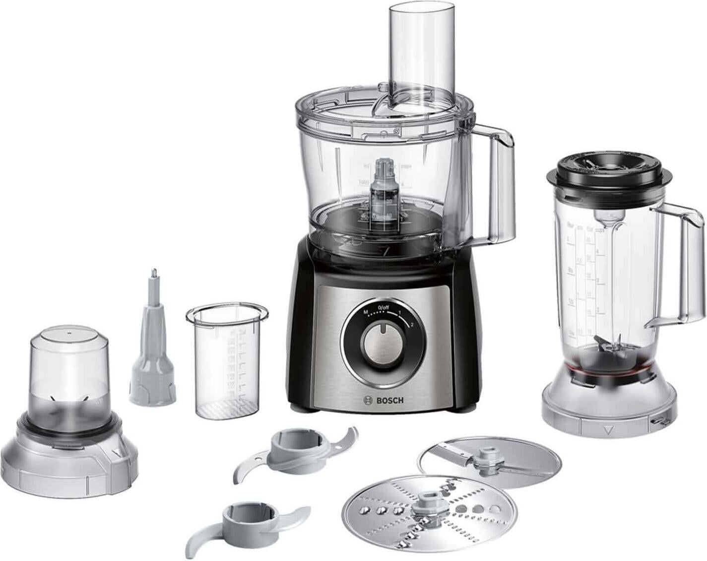 Bosch MCM3501M keukenmachine, 800 W, 2-3 liter, zwart