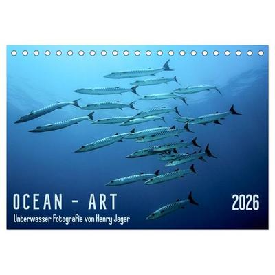 Ocean-Art / CH-Version (Tischkalender 2026 DIN A5 quer), CALVENDO Monatskalender