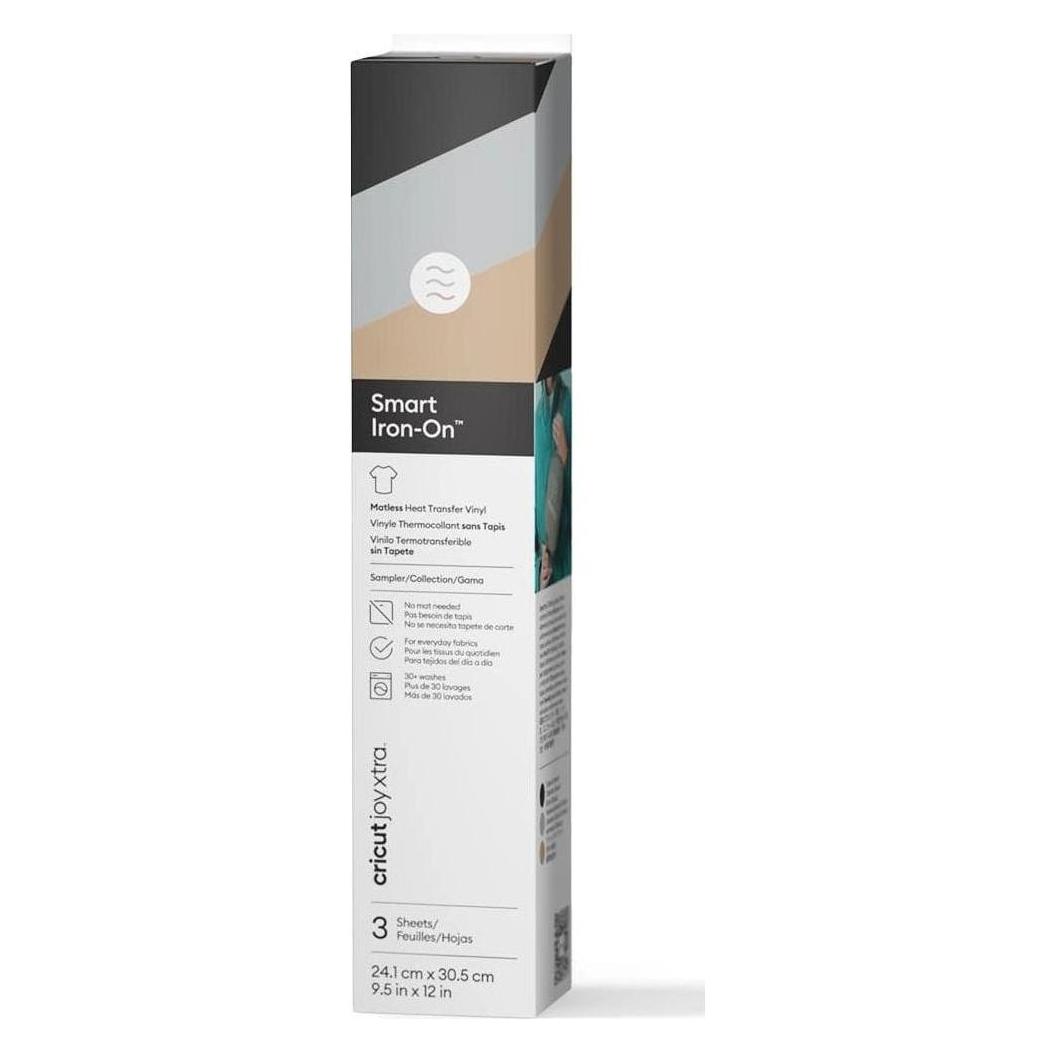 Cricut Smart Iron-On Joy Xtra 241x305cm 3 sheets Classics Sampler (P) (2011362)